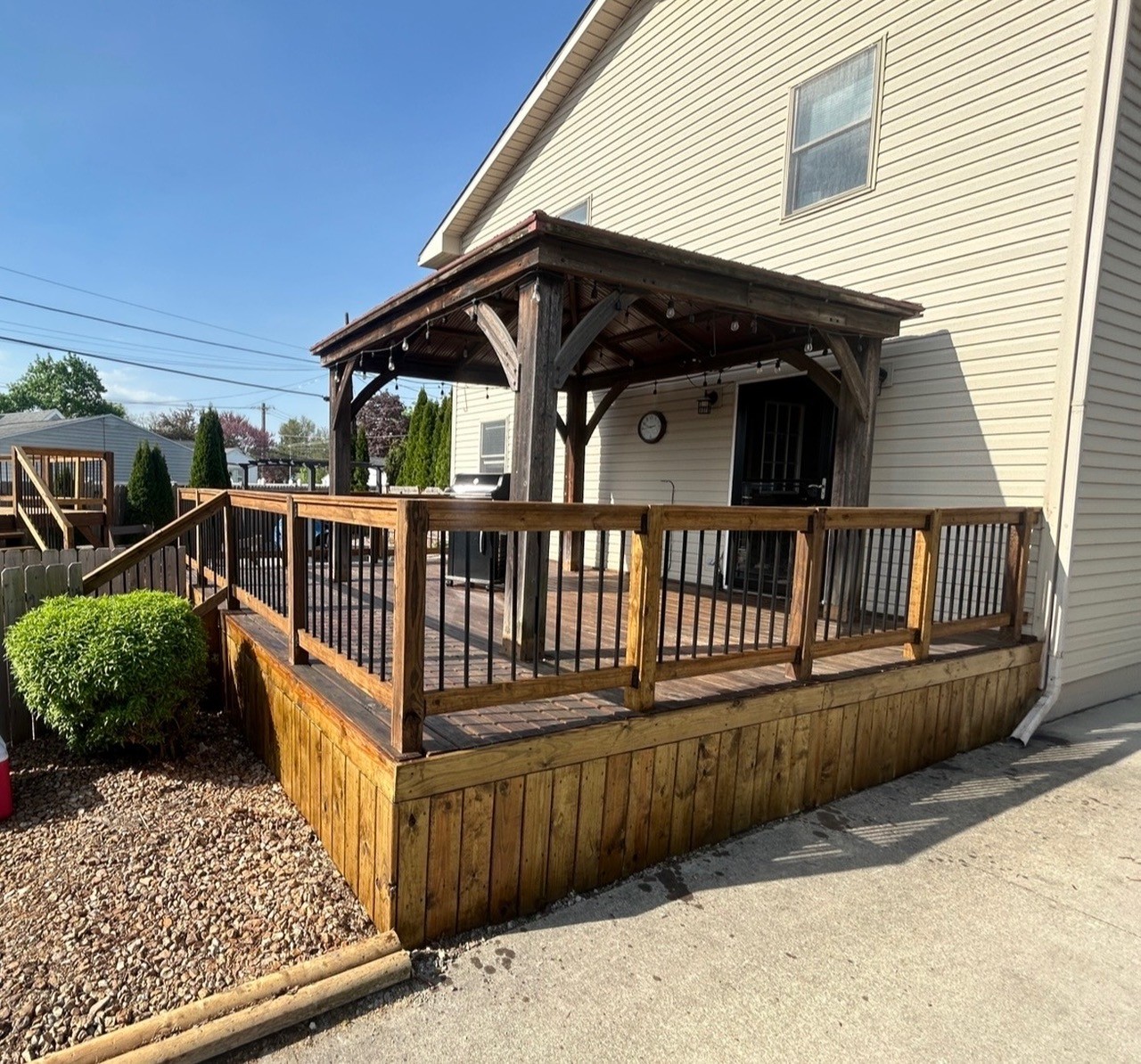 Covered Patio and Multi-Level Deck Refresh
