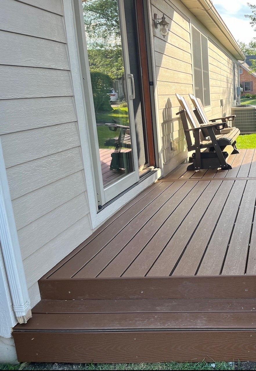 Ground-Level Composite Deck Build